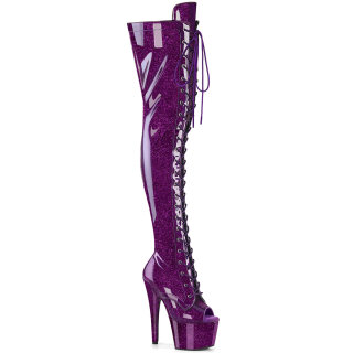 Pleaser ADORE-3021GP - Glitter Purple