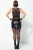 Patrice Catanzaro Convertible Wetlook Minidress FELINE