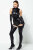 Patrice Catanzaro Wetlook Bodysuit with Zippers FELIN