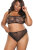 Coquette High-waist Mesh Panties - Black