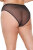 Coquette High-waist Mesh Panties - Black