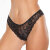 Coquette Brazilian Lace Briefs - Black