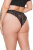 Coquette Brazilian Lace Briefs - Black