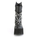 DemoniaCult KERA-130 - Faux Leather Black