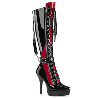 Devious INDULGE-2028 - Patent Black / Red