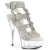 Pleaser DELIGHT-656RS - TPU Silver