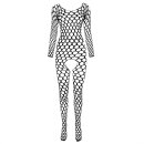 Passion Long Sleeve Net Bodystocking Crotchless BS077