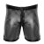 Noir Handmade Laser Cut Powerwetlook Biker Shorts H077