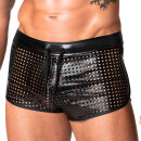 Noir Handmade Laser Cut Powerwetlook Shorts H079