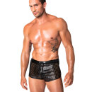 Noir Handmade Laser Cut Powerwetlook Shorts H079