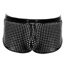 Noir Handmade Laser Cut Powerwetlook Shorts H079