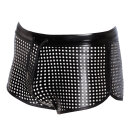 Noir Handmade Laser Cut Powerwetlook Shorts H079