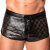 Noir Handmade Laser Cut Powerwetlook Shorts H079