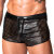 Noir Handmade Laser Cut Powerwetlook Shorts H079