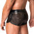 Noir Handmade Laser Cut Powerwetlook Shorts H079