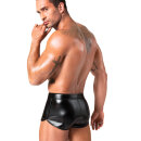 Noir Handmade Powerwetlook Shorts H080 - Black