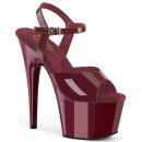 Pleaser ADORE-709 - Patent Burgundy