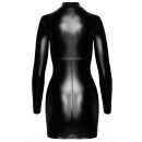 Noir Handmade Long-Sleeved Powerwetlook Mini Dress F330