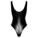 Noir Handmade Powerwetlook Bodysuit F333 - Black