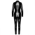 Noir Handmade Powerwetlook Catsuit with 3-Way Zipper F331