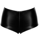 Noir Handmade Powerwetlook Shorts MYSTERIA F335 - Black