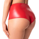 Noir Handmade Powerwetlook Shorts MYSTERIA F356 - Red