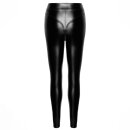 Noir Handmade Powerwetlook Leggins with Zipper F332