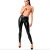 Noir Handmade Powerwetlook Leggins with Zipper F332