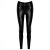 Noir Handmade Powerwetlook Leggins with Zipper F332