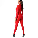 Noir Handmade Powerwetlook Catsuit ORGIA F353 - Red