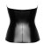 Noir Handmade Powerwetlook Corset Top MYSTERIA F334 - Schwarz