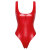 Noir Handmade Powerwetlook Bodysuit F352 - Red