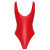 Noir Handmade Powerwetlook Bodysuit F352 - Red