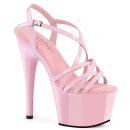 Pleaser ADORE-713 - Patent Baby Pink