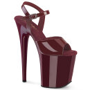 Pleaser FLAMINGO-809 - Patent Burgundy