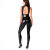 Noir Handmade Powerwetlook Catsuit with Halterneck Top F342