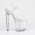 Pleaser RAZZLE-808 - White / Clear