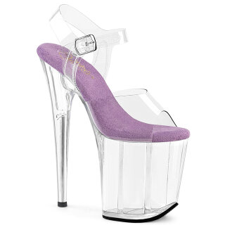 Pleaser FLAMINGO-808 - Lavender / Clear