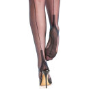 Gio Stockings Cuban Heel Seamed Nylons - Barely Black