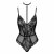 Kissable Bodysuit with Collar FIRST KISS - Black