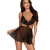 Kissable Babydoll Set FRENCH KISS - Black