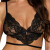 Kissable Lace Bustier and Thong Set FRENCH KISS - Black