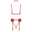 Kissable Lingerie Set BONDAGE KISS - Red