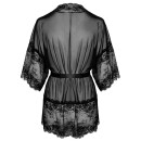 Kissable Negligee with Lace MIDNIGHT KISS - Schwarz