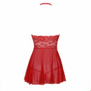 Kissable Babydoll with bold Satin Bow SEXY KISS - Red