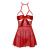 Kissable Babydoll with bold Satin Bow SEXY KISS - Red