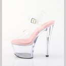 Pleaser SKY-308 - Baby Pink/Klar