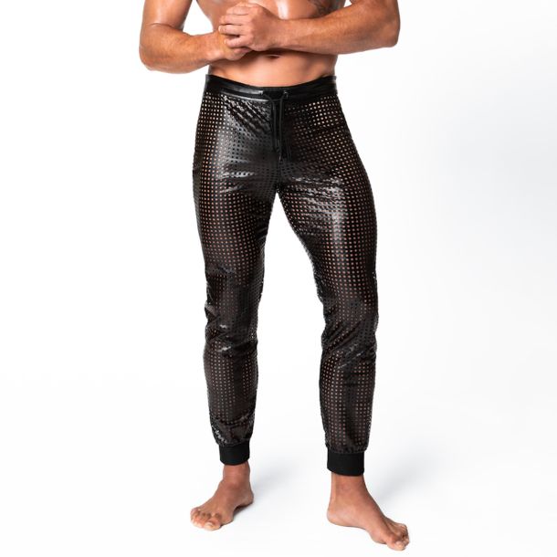 Laser Cut Powerwetlook Trousers H078