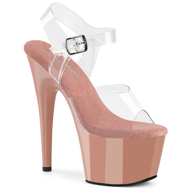 Platform High Heels ADORE-708 - Blush