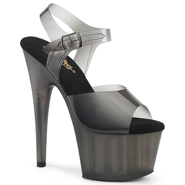 Platform High Heels ADORE-708N-T - TPU Smoke